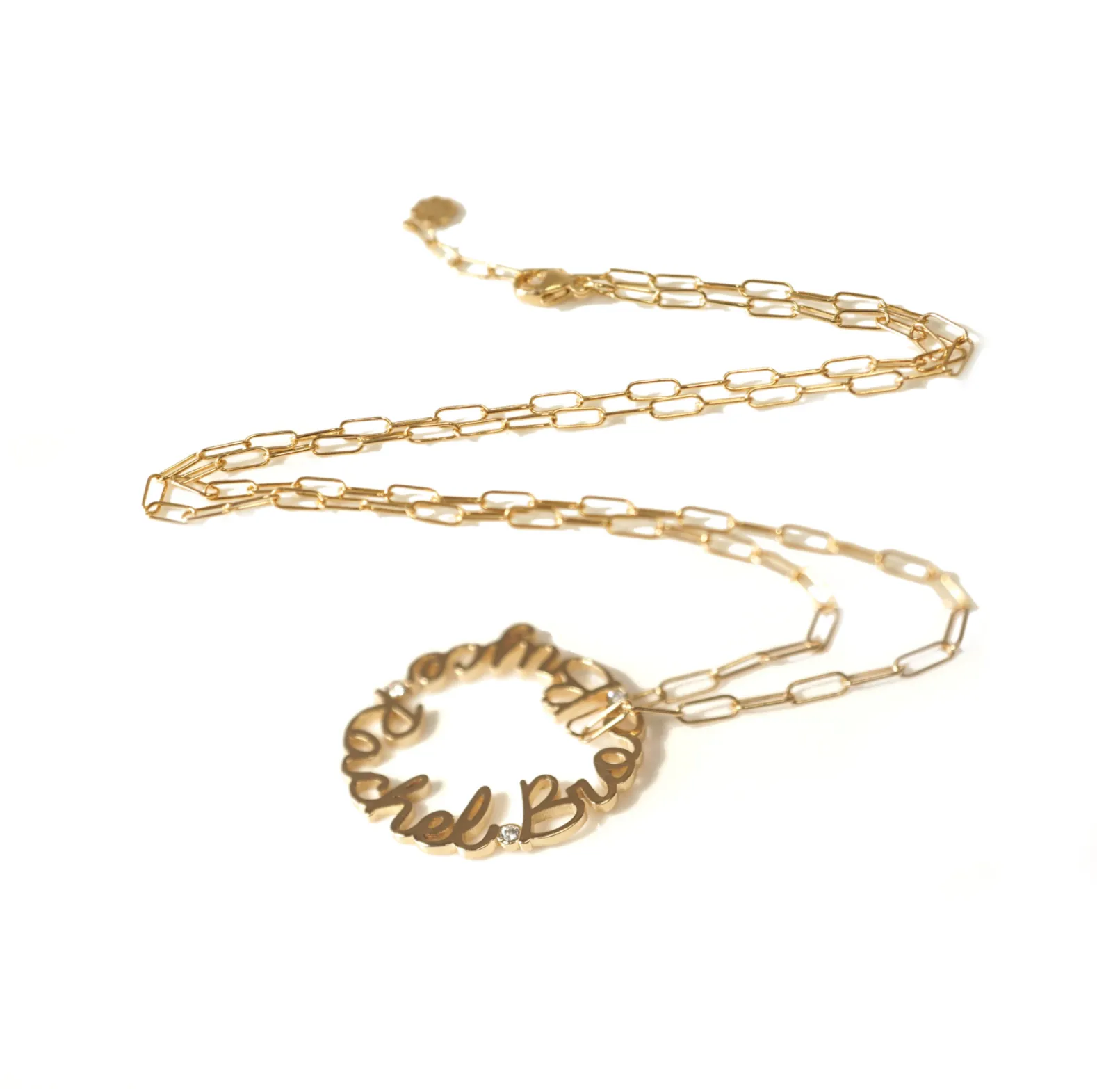 14K Circle of Love Necklace