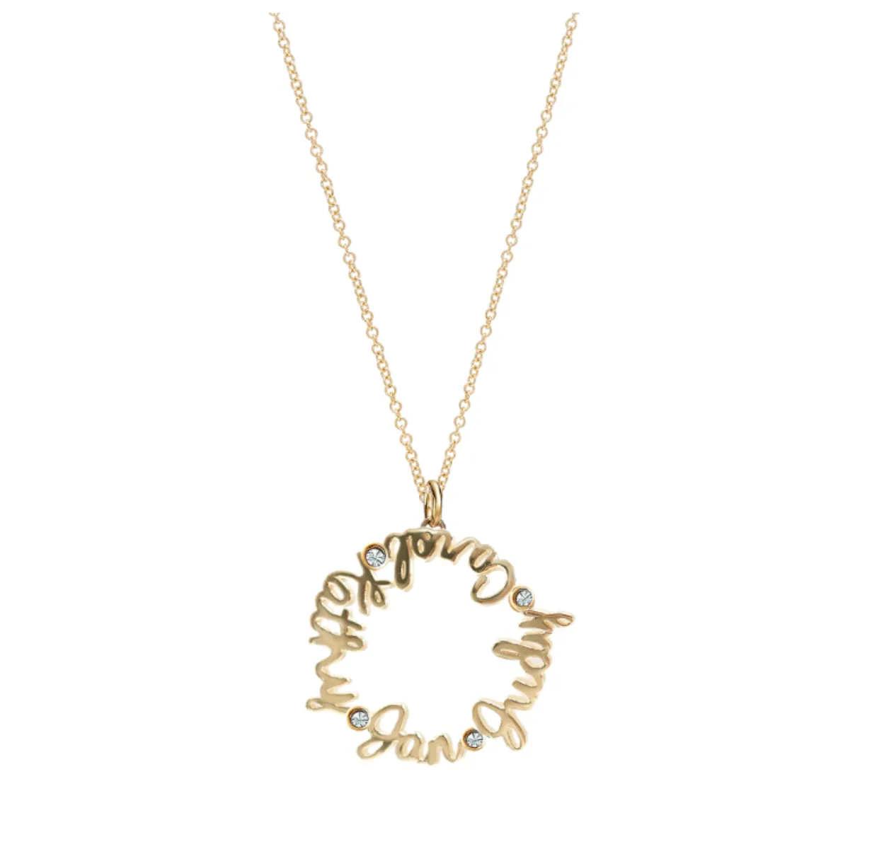 14K Circle of Love Necklace