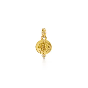 18K Virgo Pendant