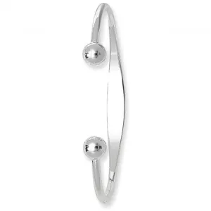 Acotis Silver Bangle Id Torc G4091