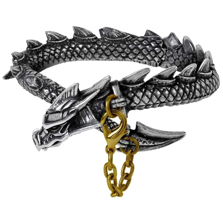 Alchemy Gothic Dragons Lure Bangle A124