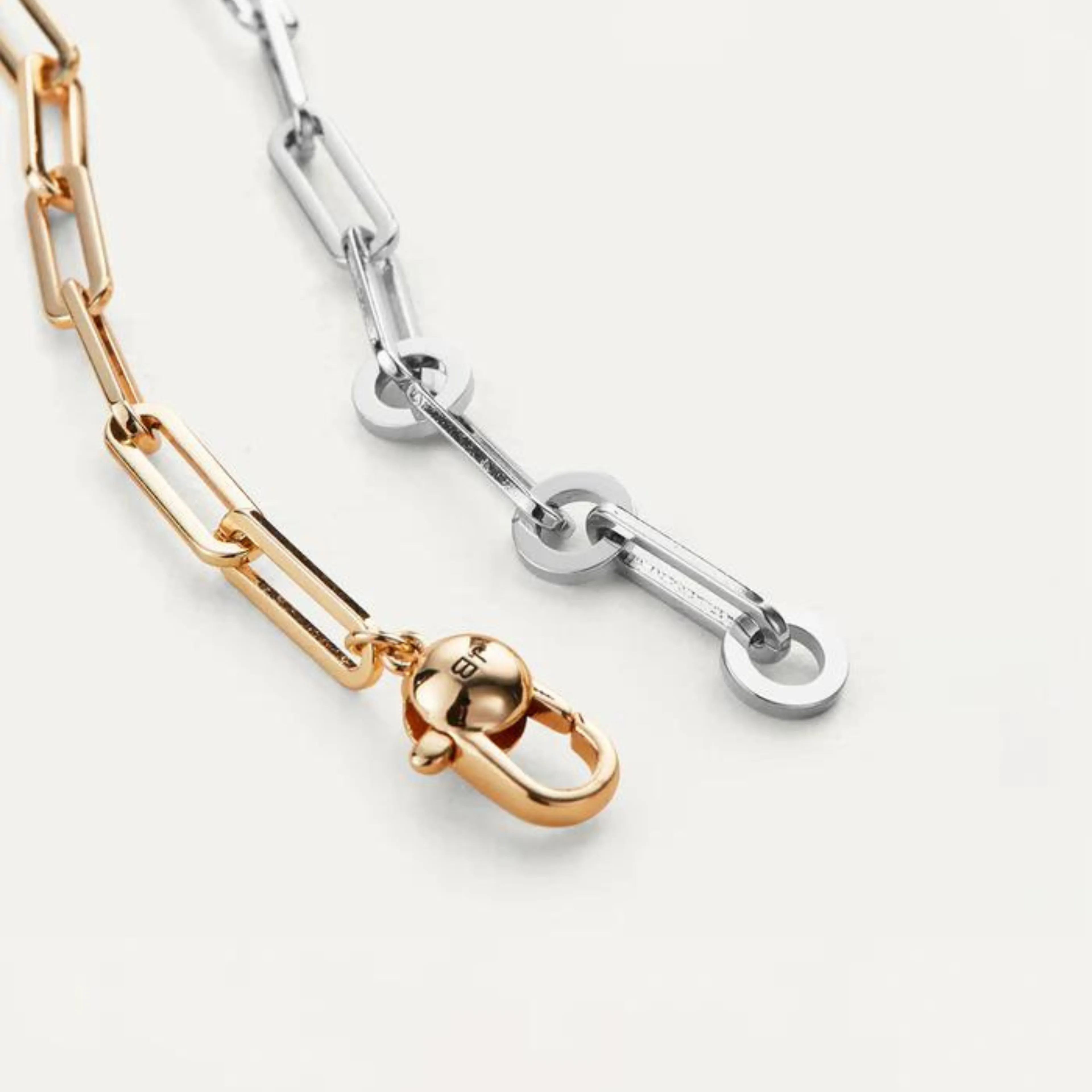 Andi Slim Chain Two-Tone Necklace