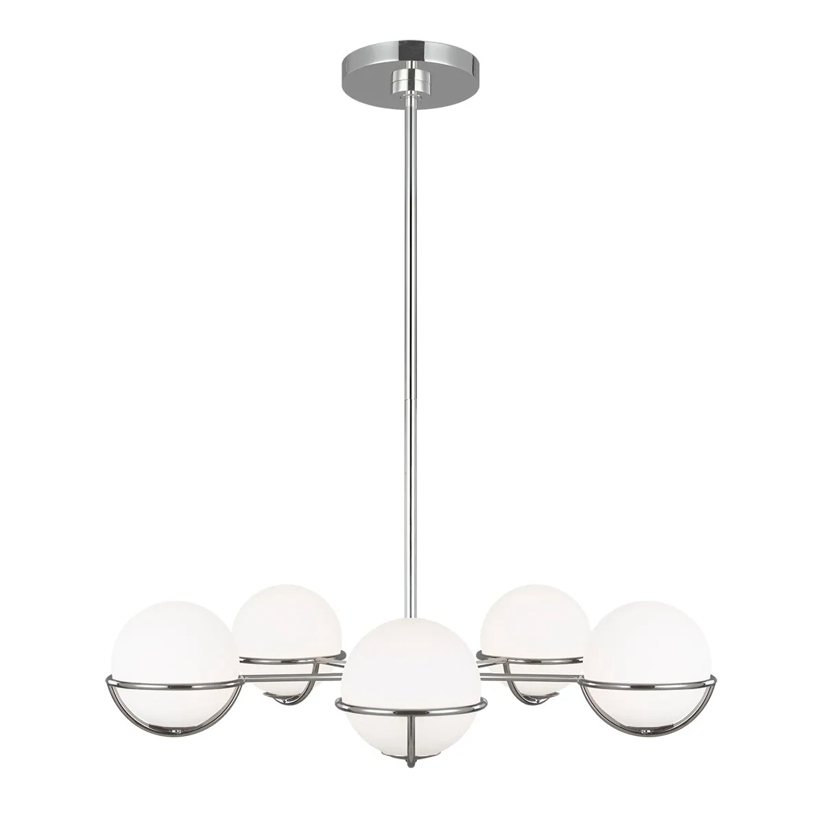 Apollo 5Lt Multi-Arm Pendant - Burnished Brass/Polished Nickel