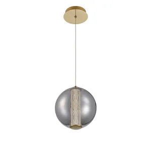 Atomo 9 in. LED Pendant Light Chrome Finish