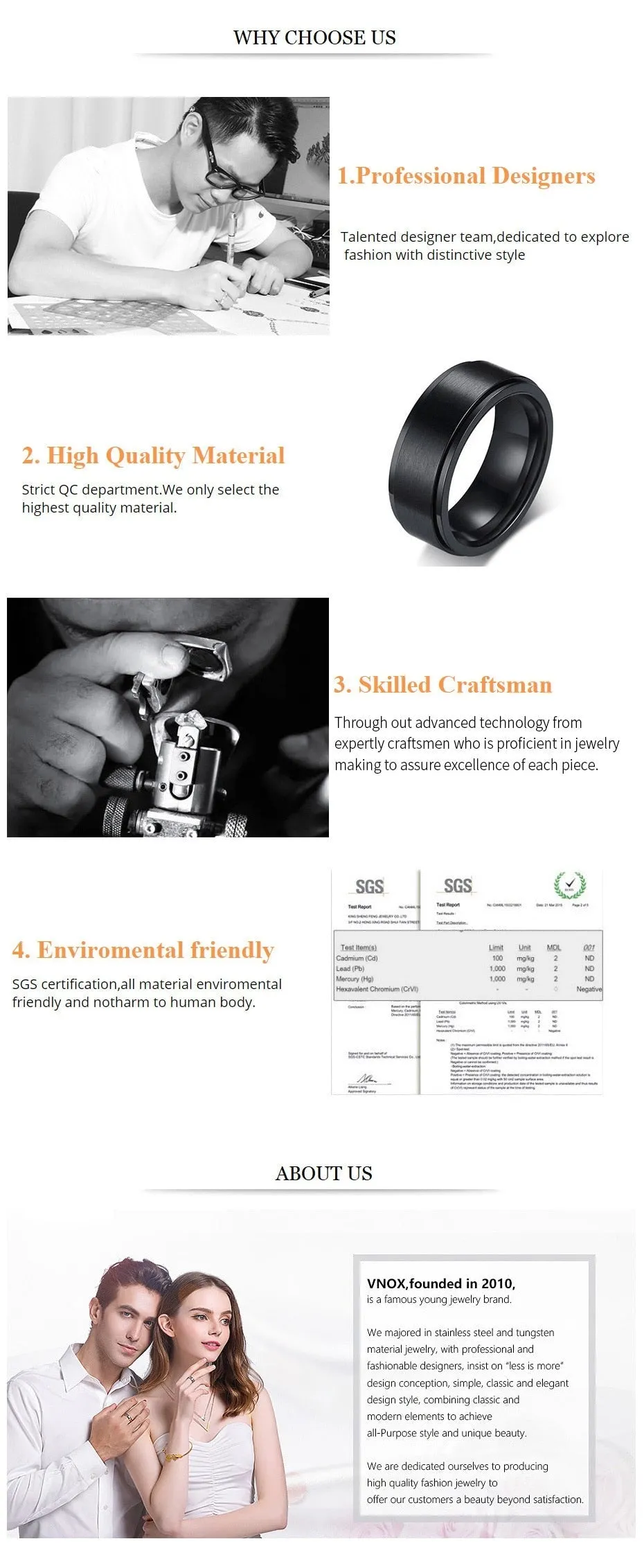 Black Tungsten Carbide Men's Ring Wedding Engagement Ring