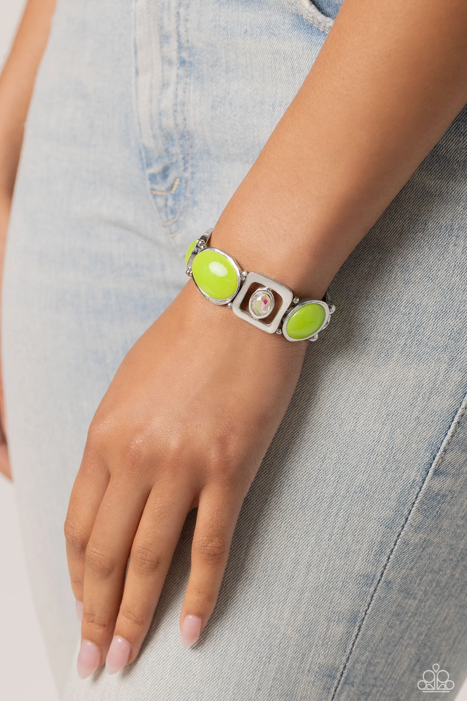 Bracelets Majestic Mashup - Green B2141