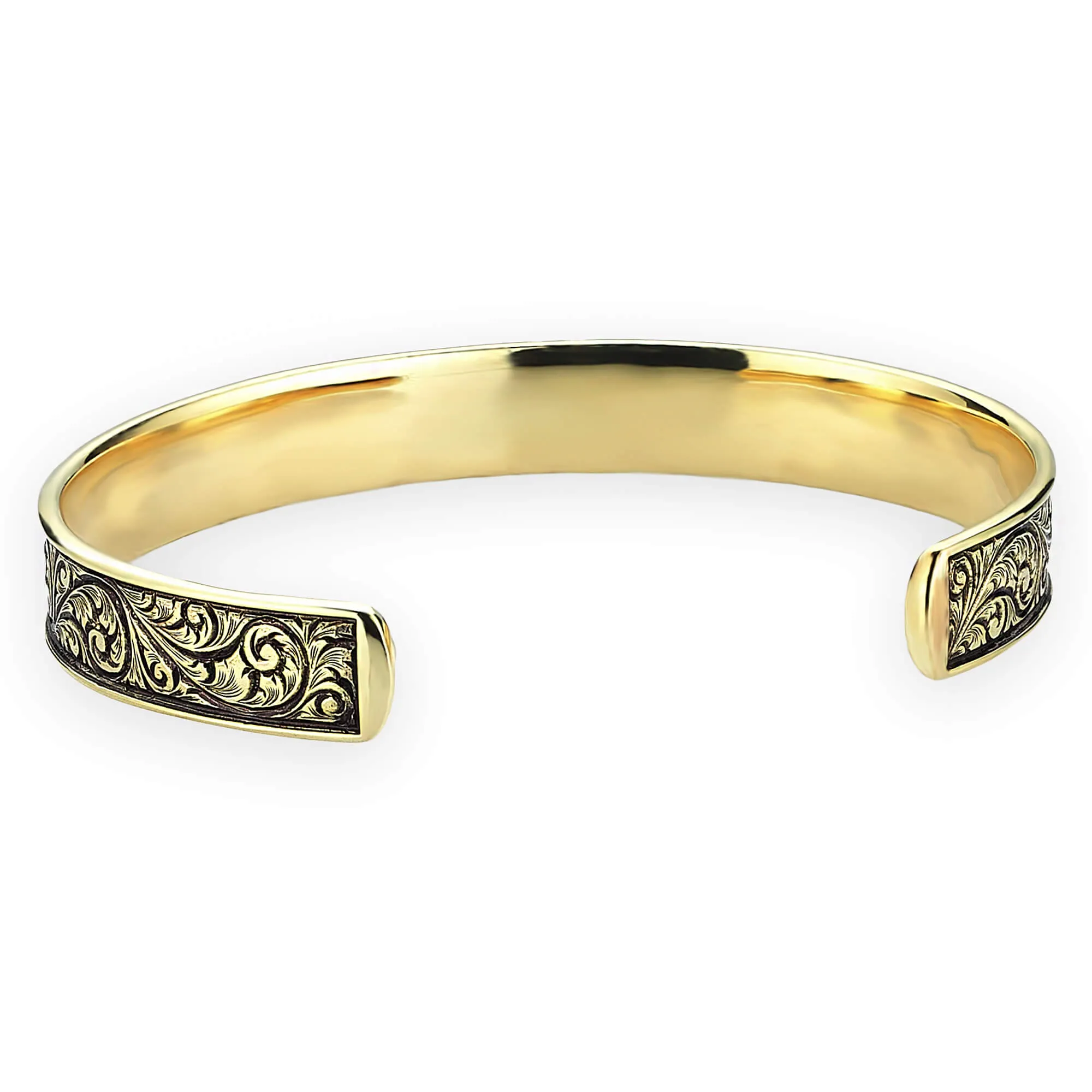 Classic Cuff Bracelet - Solid Gold