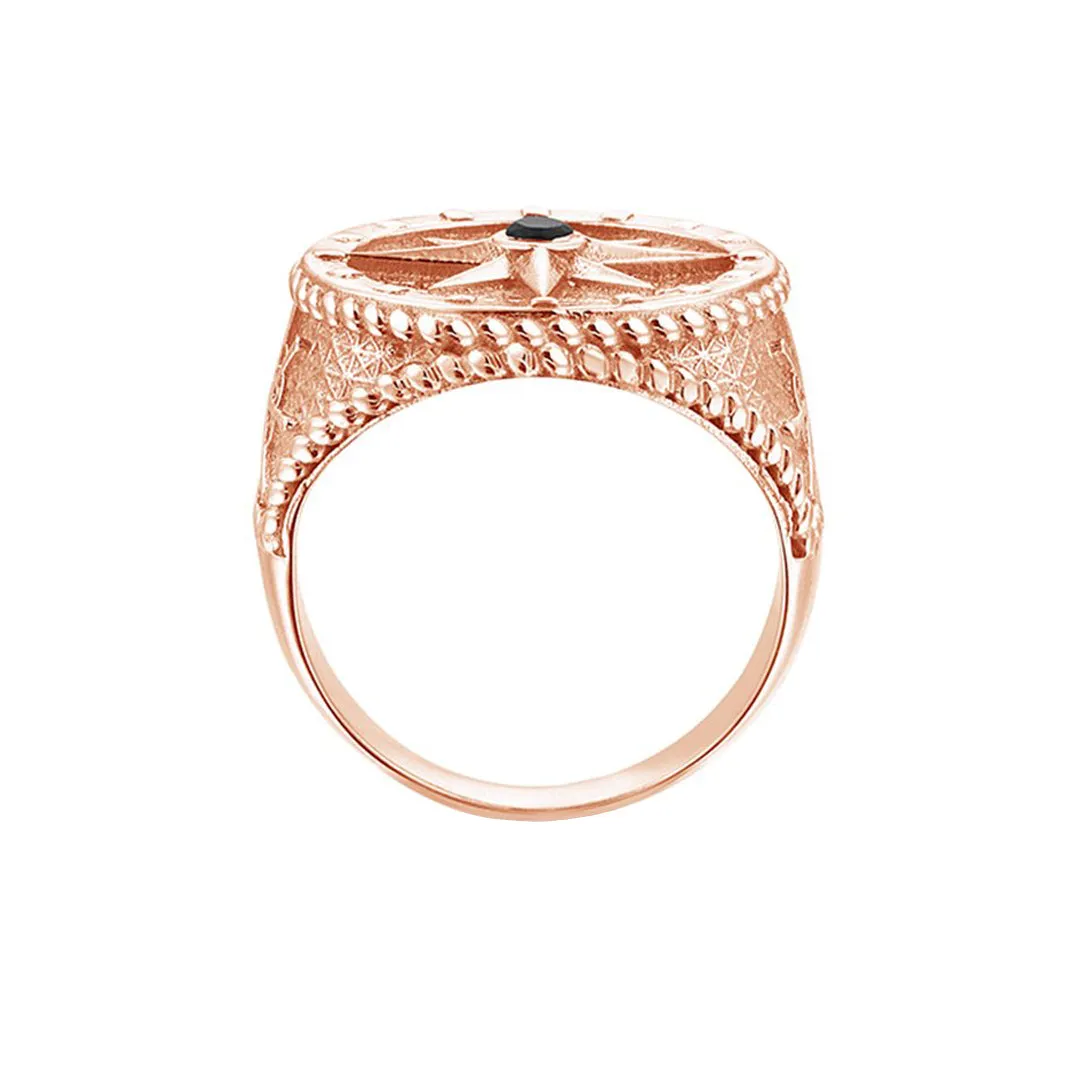 Compass Ring - Solid Gold