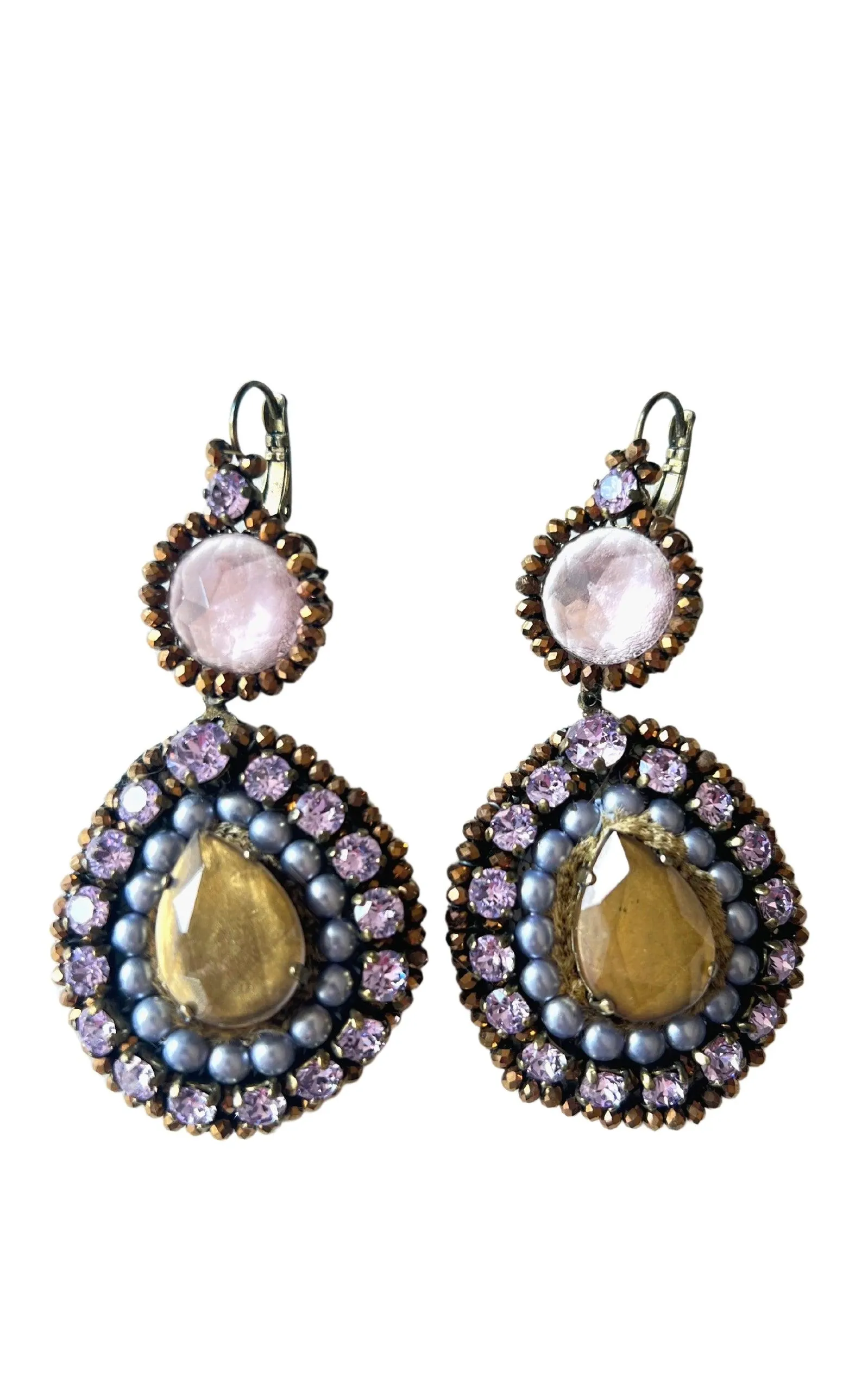 Crystal Embellished Earrings