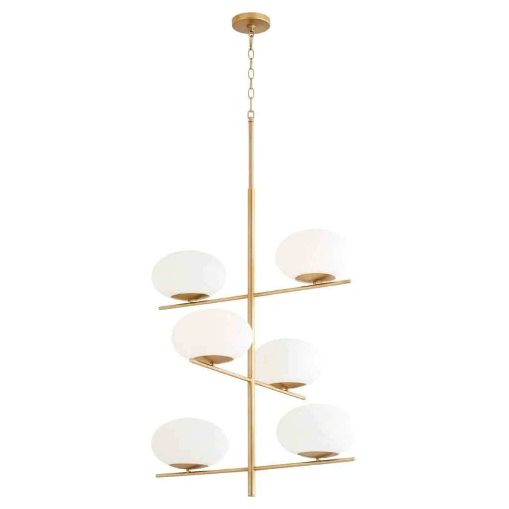 Cyan Design 11272 Pod Chandelier - Aged Brass - Large