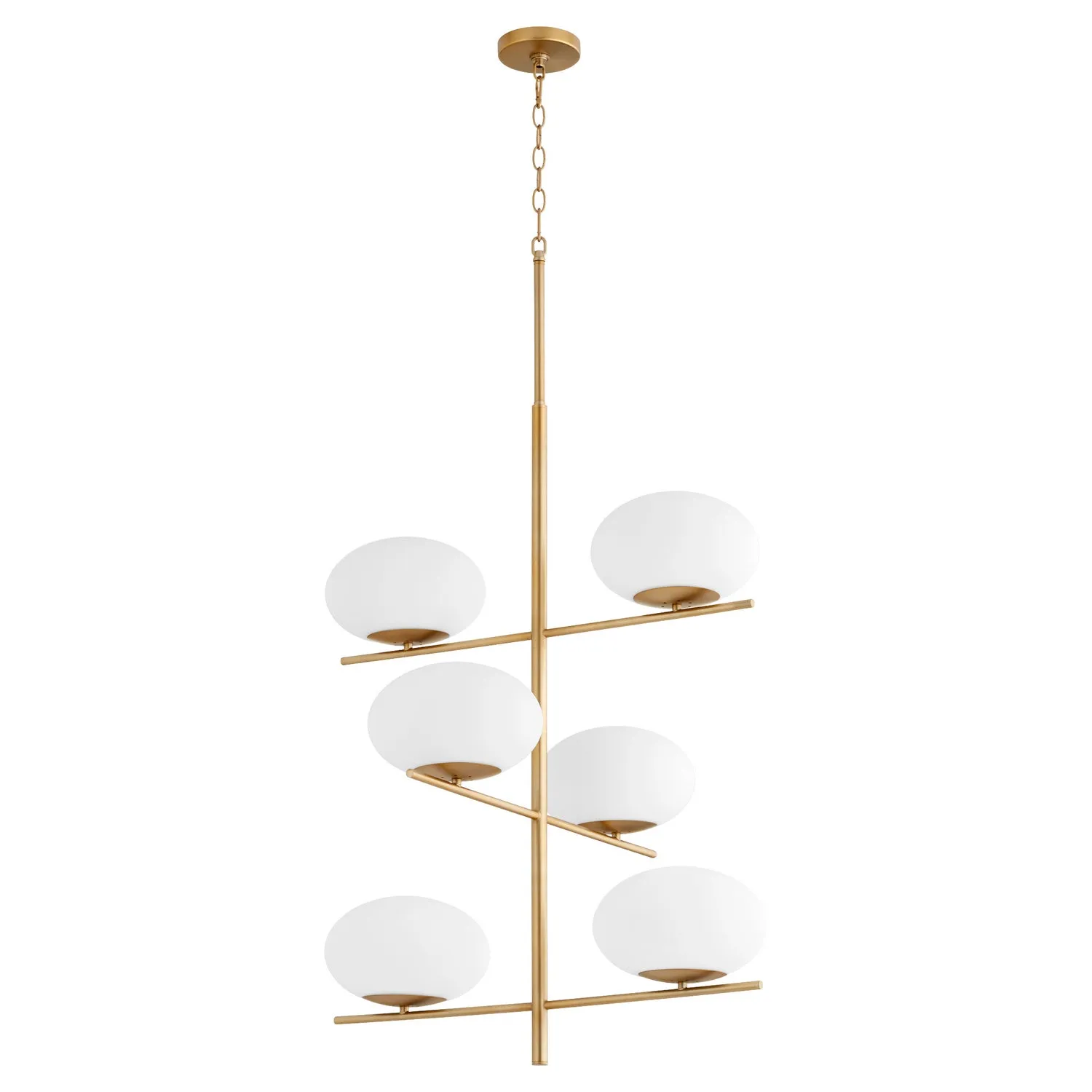 Cyan Design 11272 Pod Chandelier - Aged Brass - Large