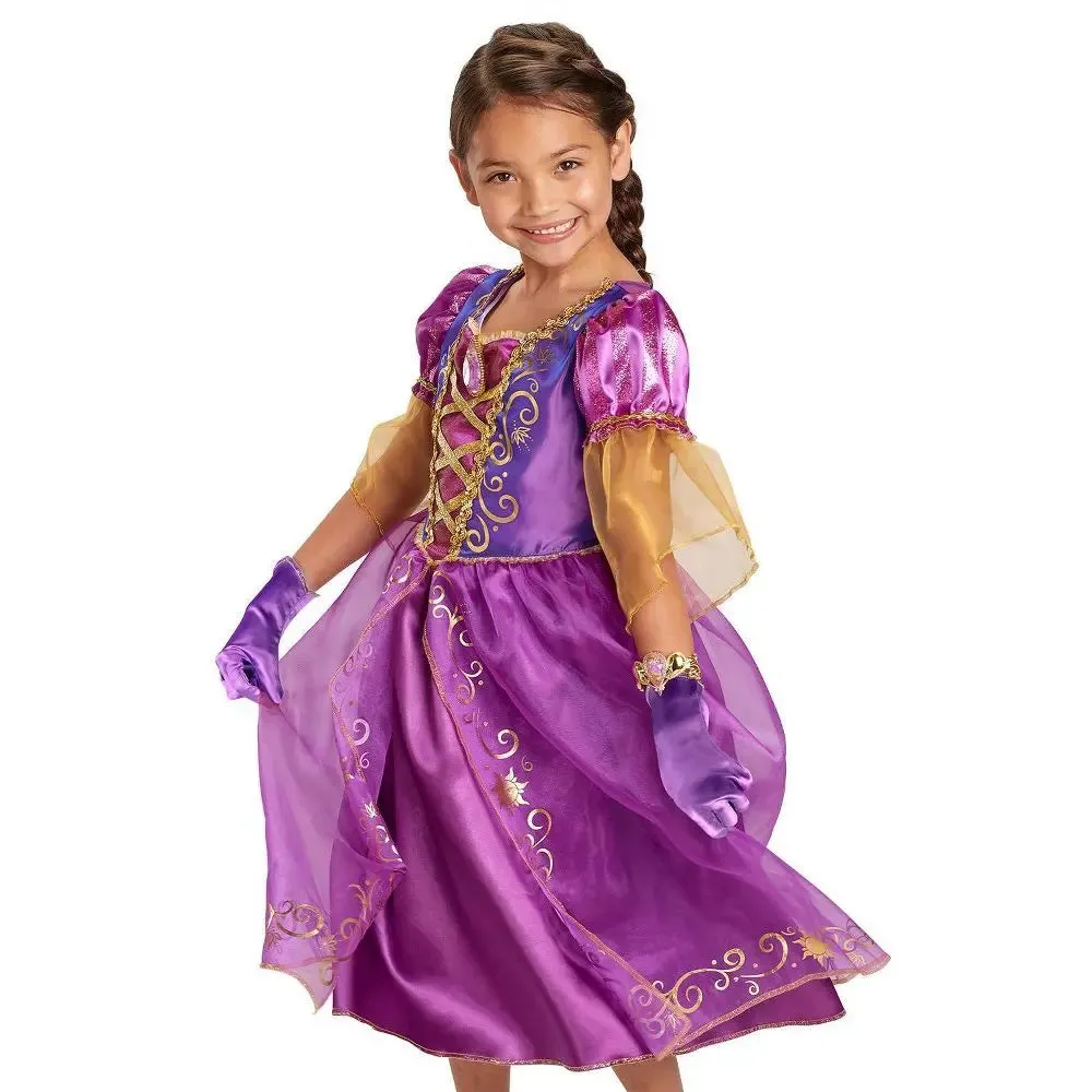 Disney Princess Rapunzel Majestic Dress with Bracelet and Gloves