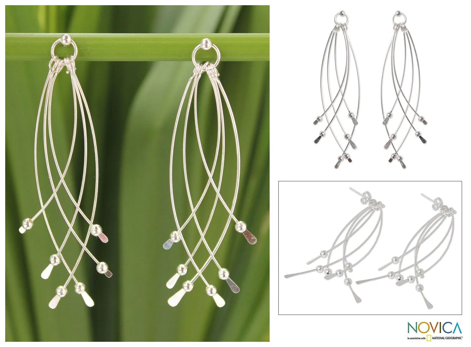 Early Rain Sterling Silver Dangle Earrings