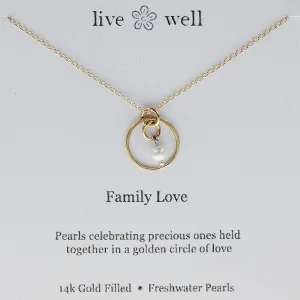 Family Love Pearl Necklace By Live Well