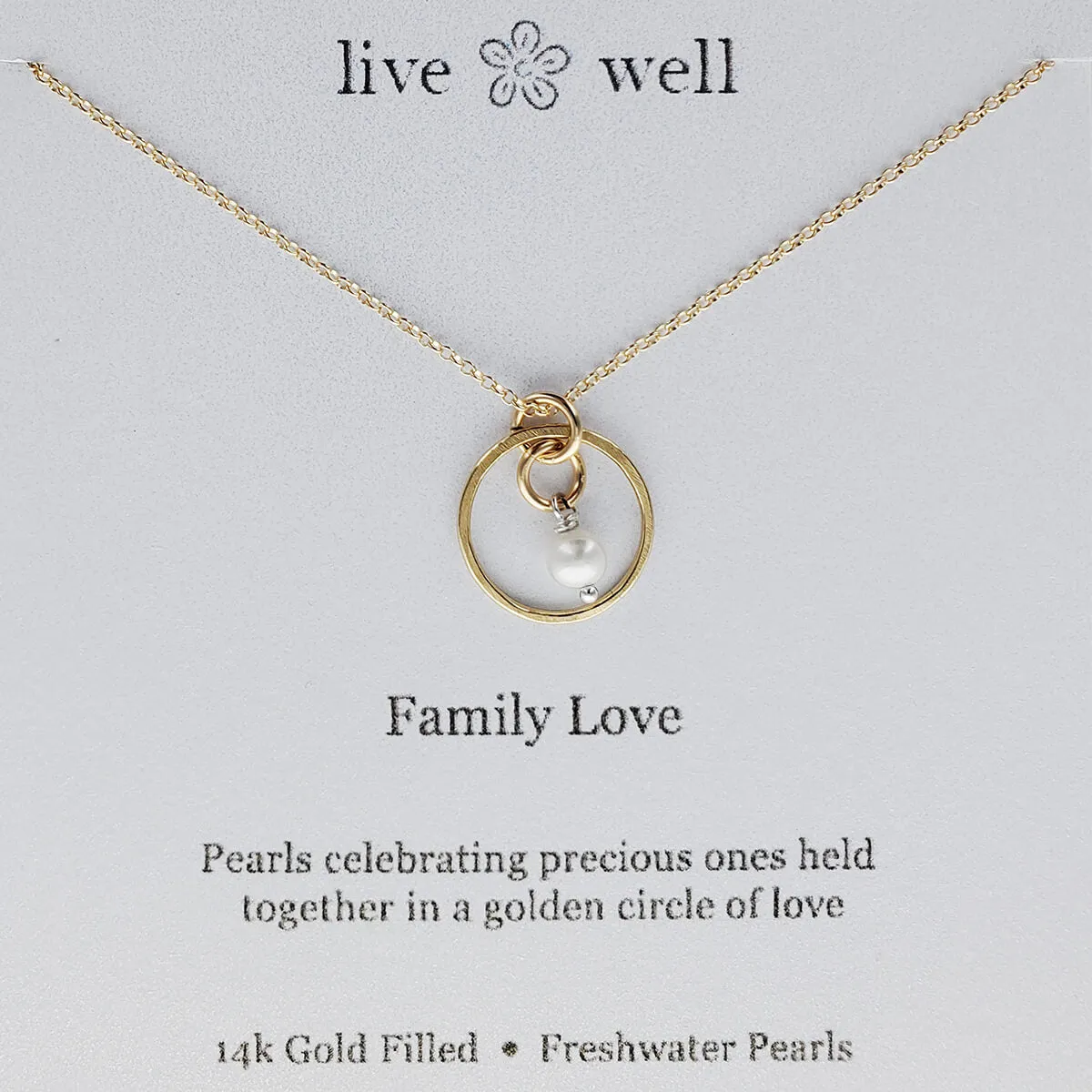 Family Love Pearl Necklace By Live Well