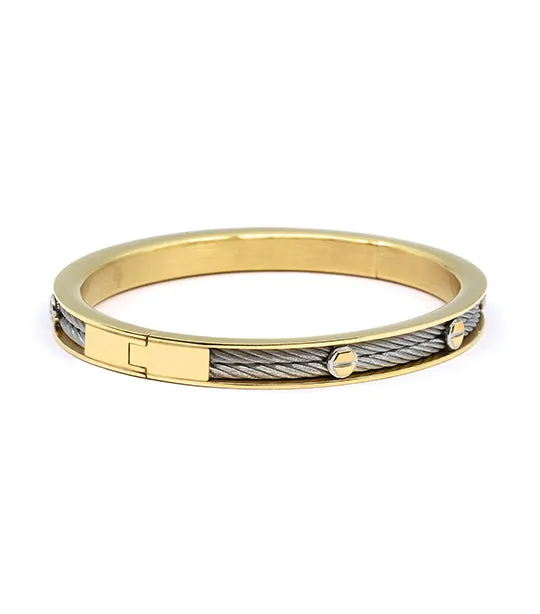 Forever Eternity Bangle Yellow Gold