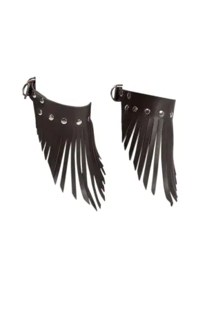 Fringe Leather Anklets