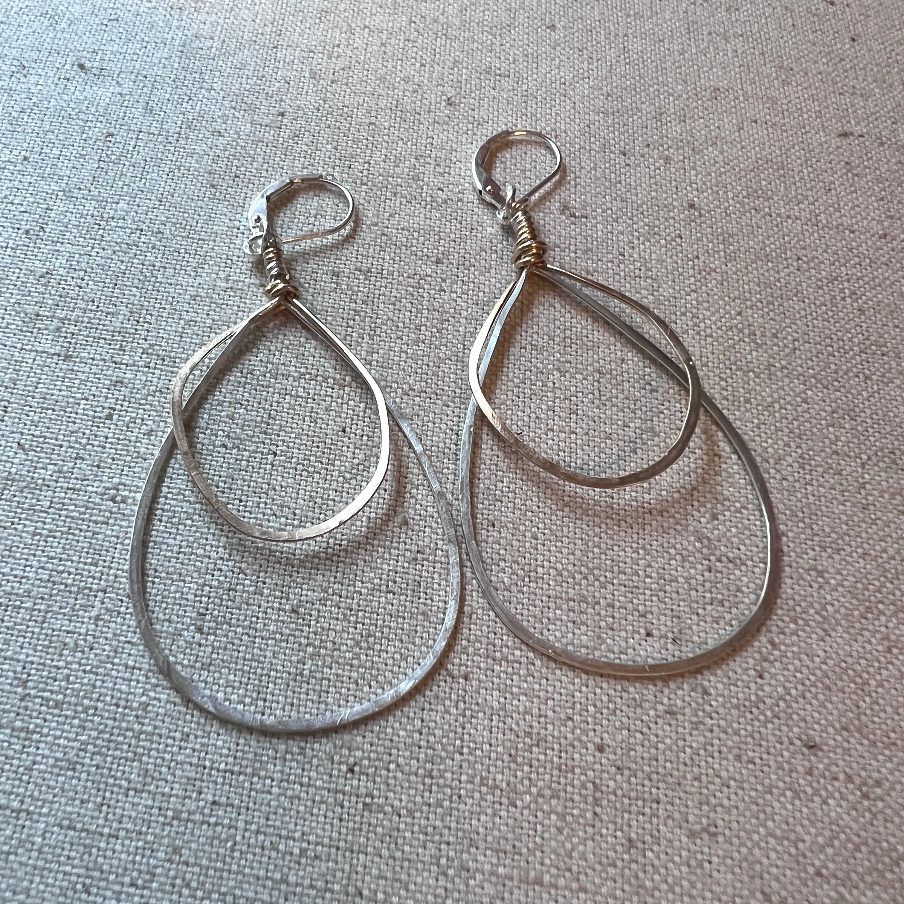 Gold & Silver Hoops