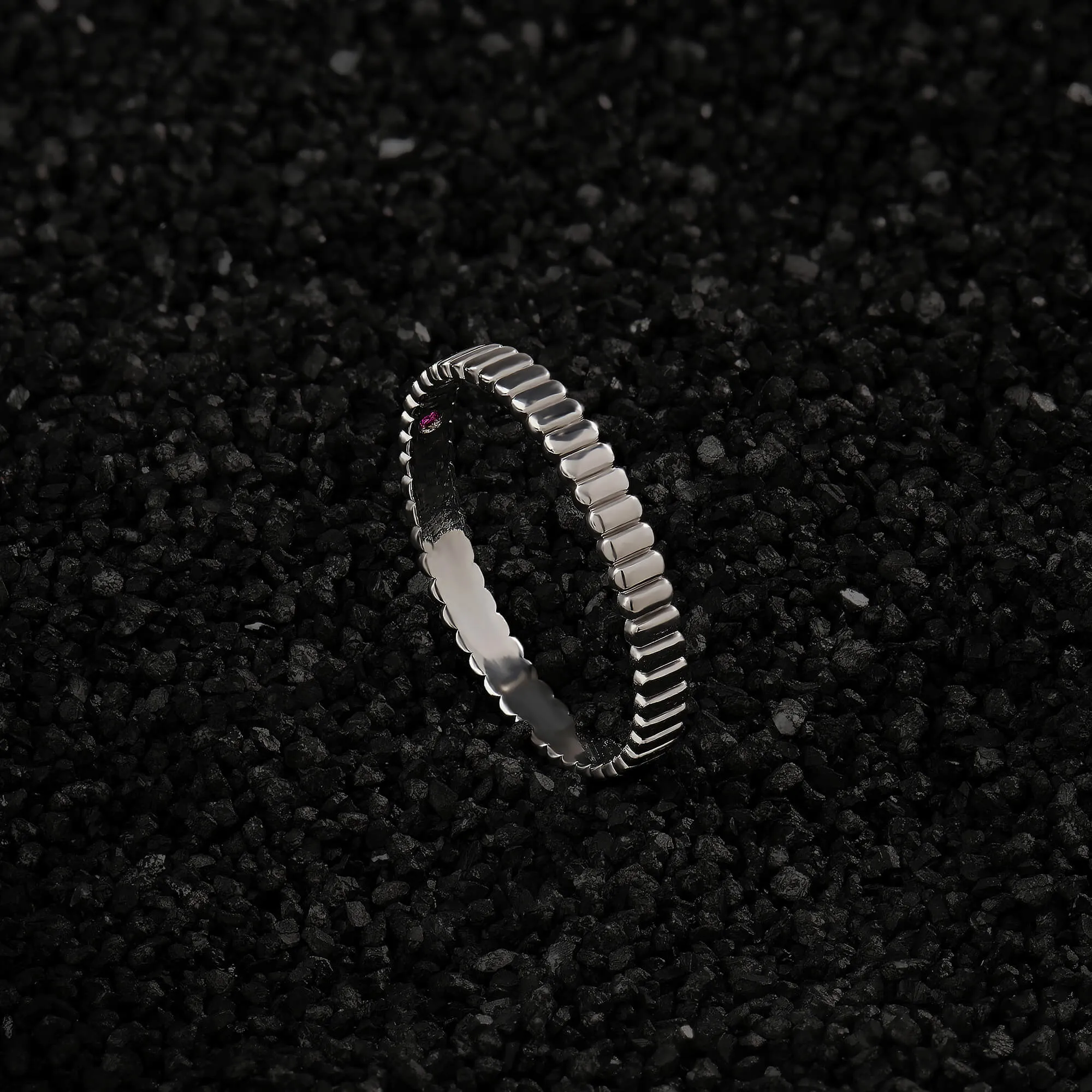 Grosgrain Band Ring in Gold