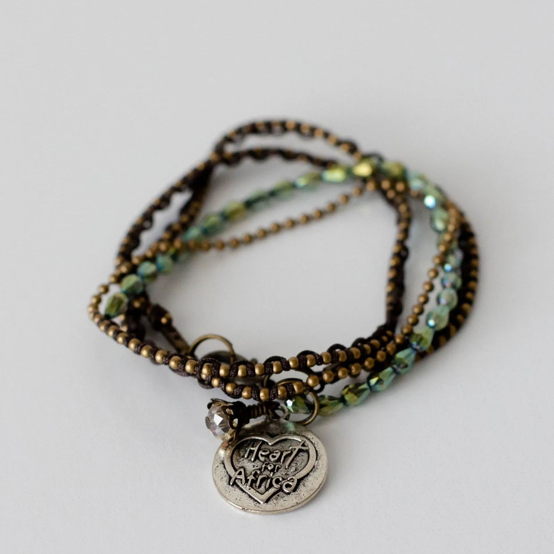 Heart for Africa Triple Wrap Bracelet