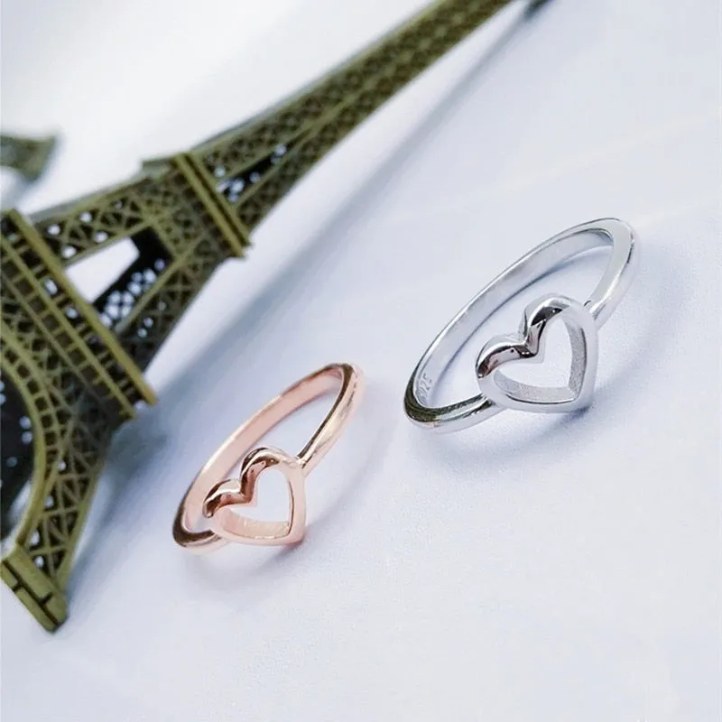 Heart Shaped Wedding Ring For Women