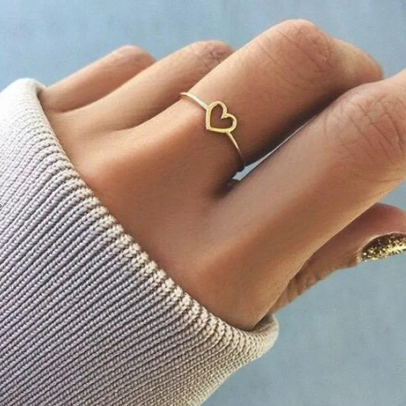 Heart Shaped Wedding Ring For Women