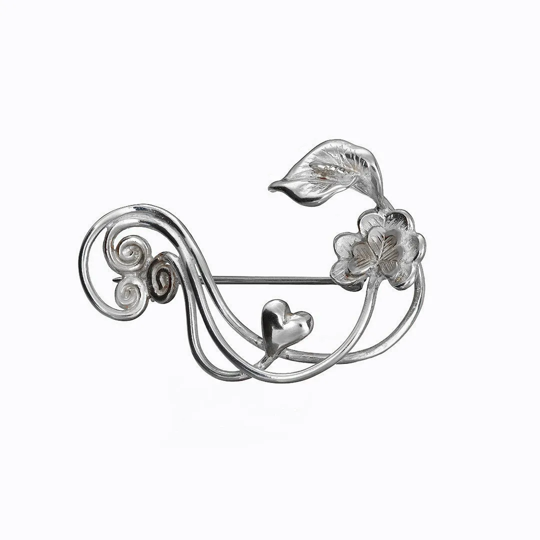 Éireann Brooch Sterling Silver