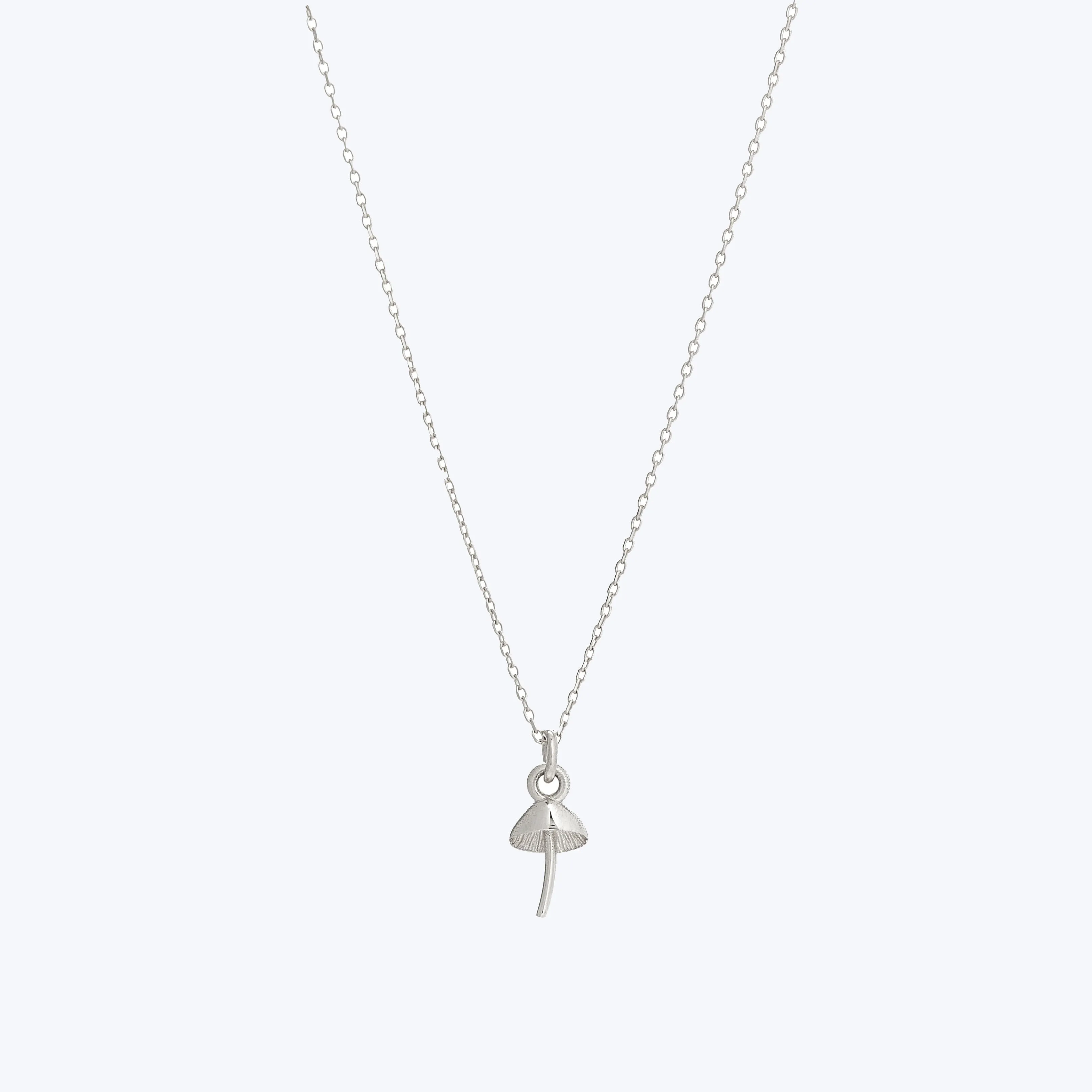 Itty Bitty Mushroom Charm Necklace