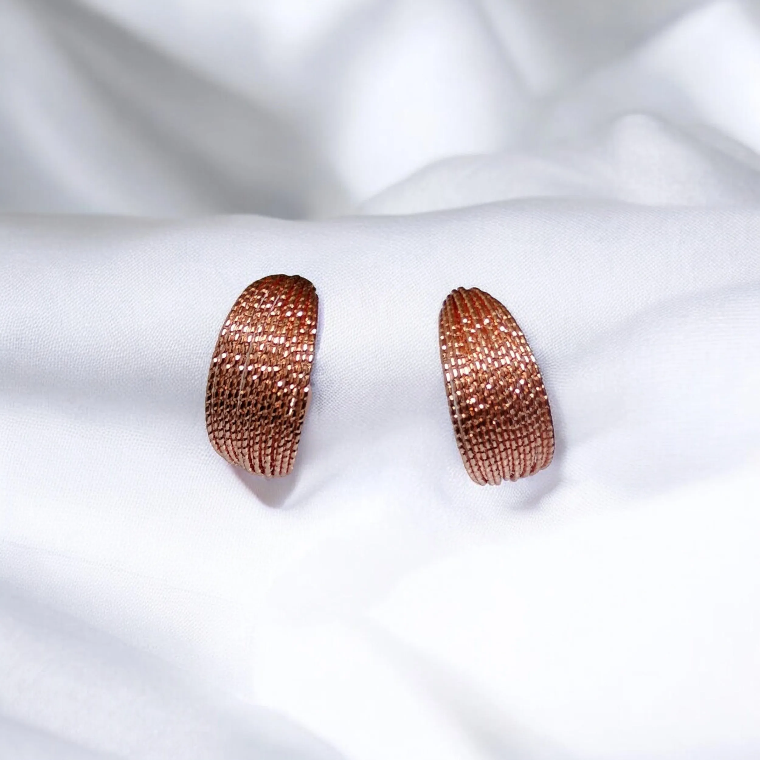 Jewelestia Copper Gleam Earrings