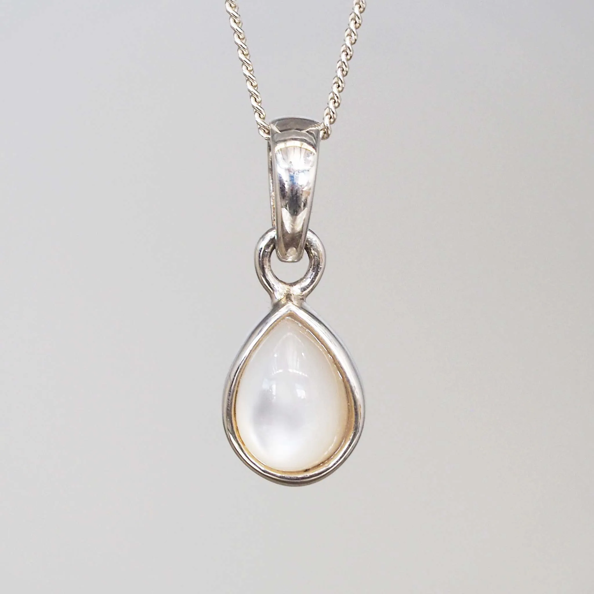 June Birthstone Necklace - Pearl