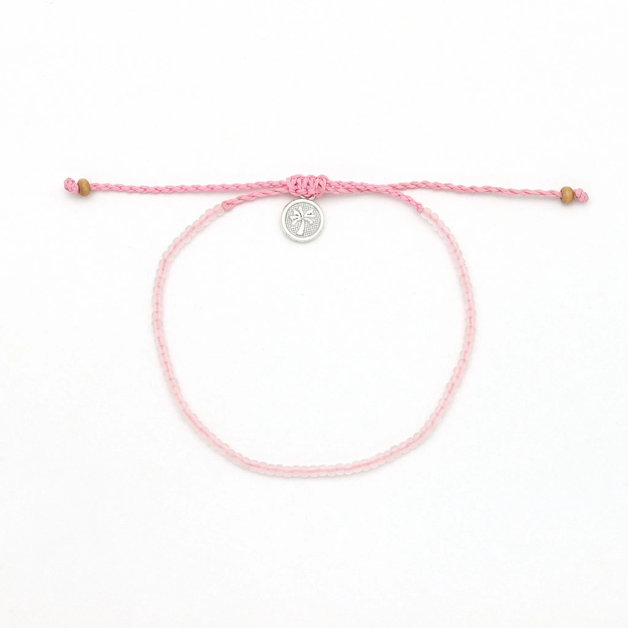 Ka'anapali Frosted Glass Beaded Anklet