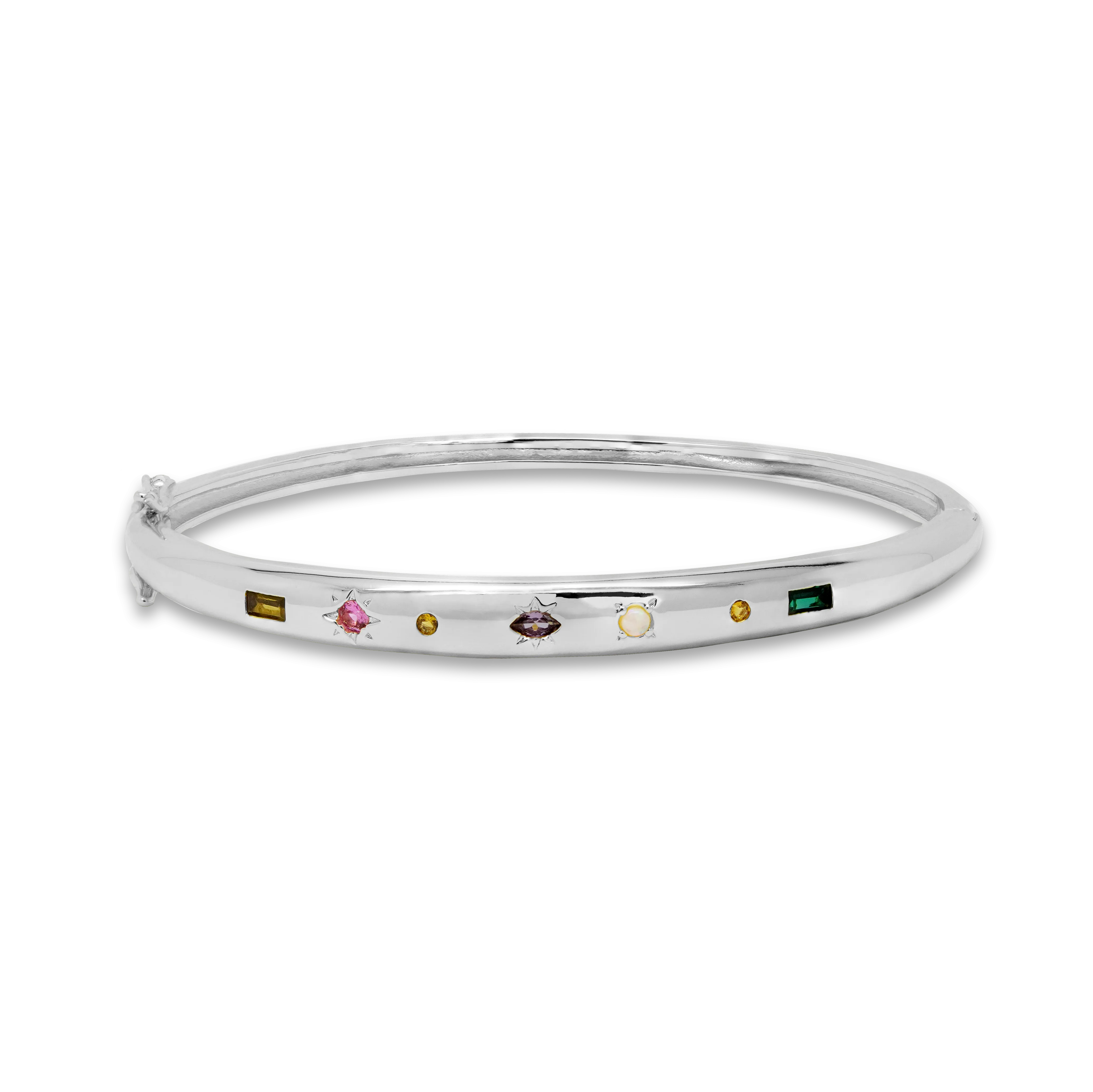 Kaleidoscope Gemstone Bangle