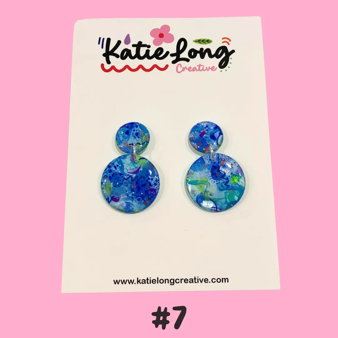 Katie Long Dangle Earrings - Various