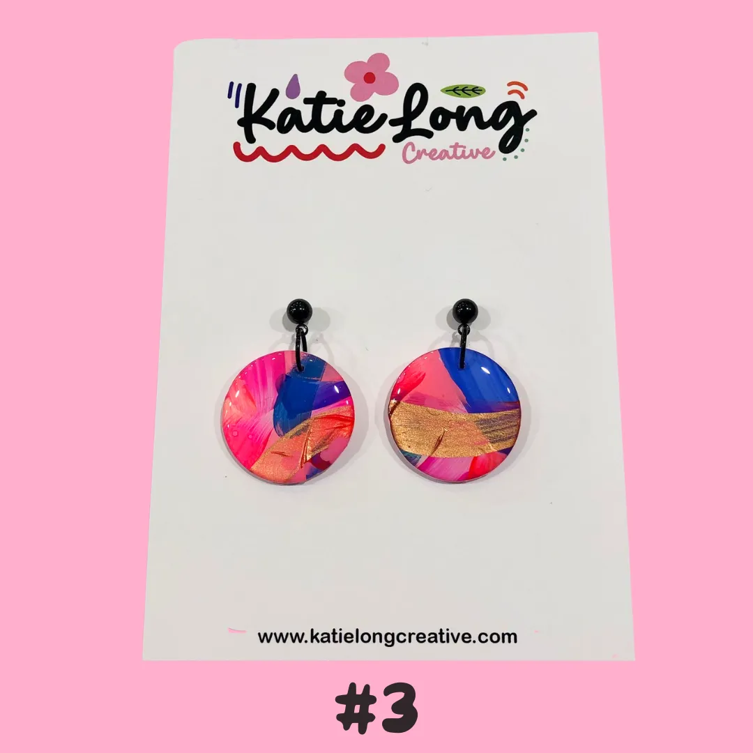 Katie Long Dangle Earrings - Various