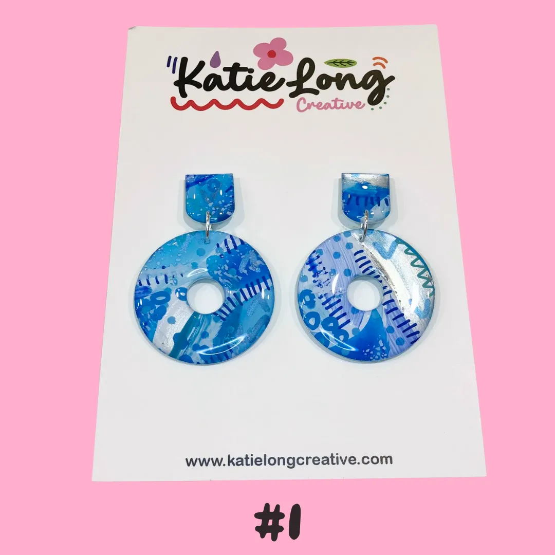 Katie Long Dangle Earrings - Various