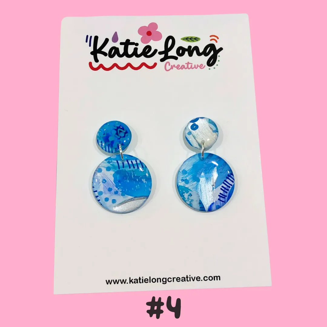 Katie Long Dangle Earrings - Various