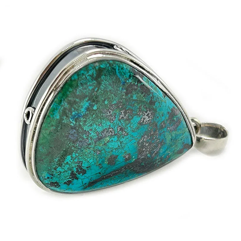 Layla Shattuckite Teardrop Gemstone Pendant