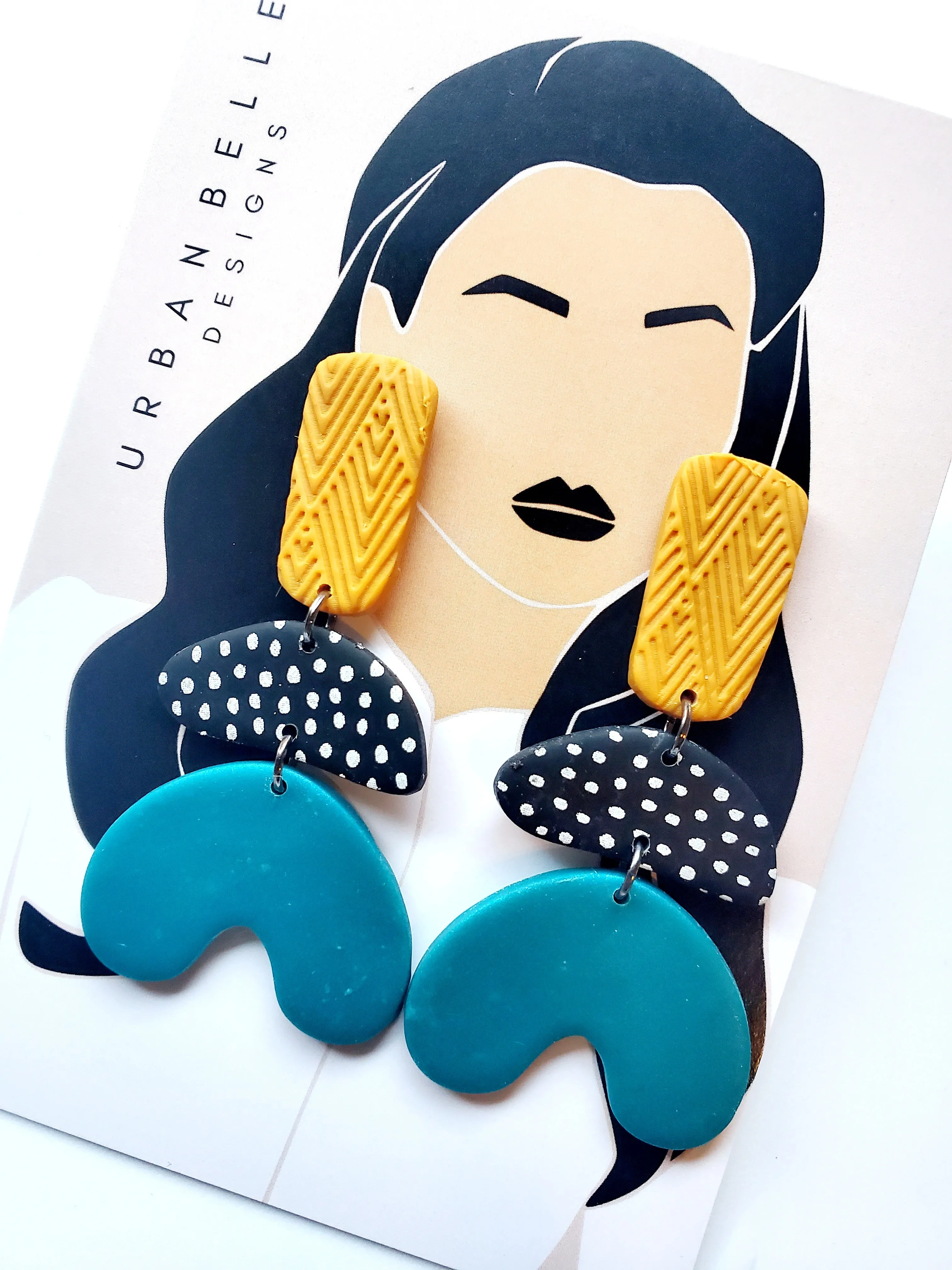 LIVVIE Modern Statement Earrings - 2 Color Styles