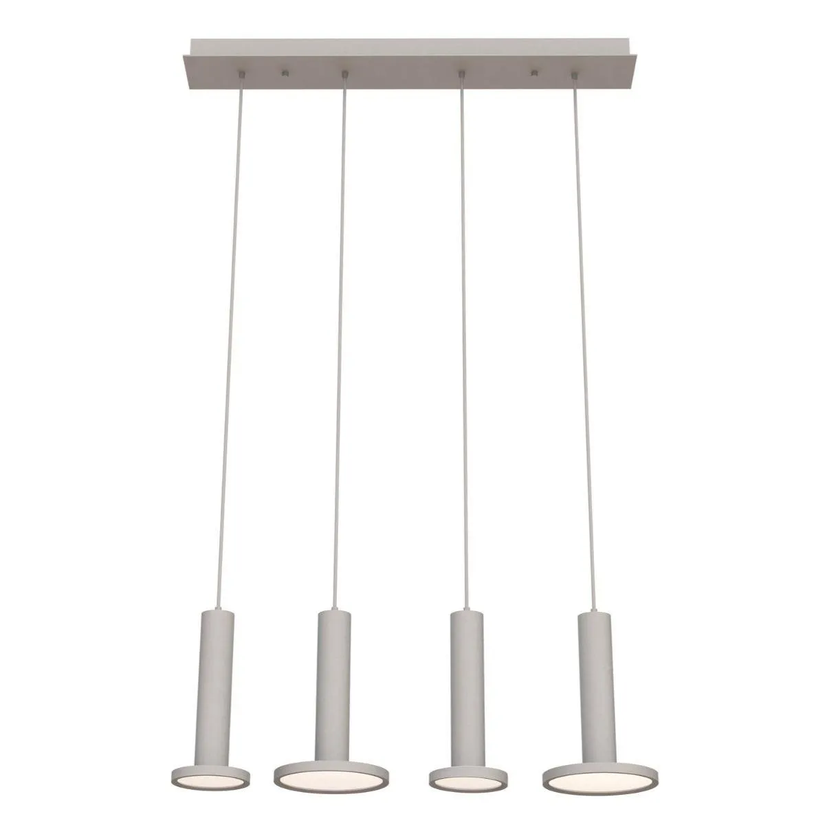 Luna 36 in. LED Pendant Light White Finish