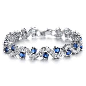 Majestic Blue Sapphire Bracelet