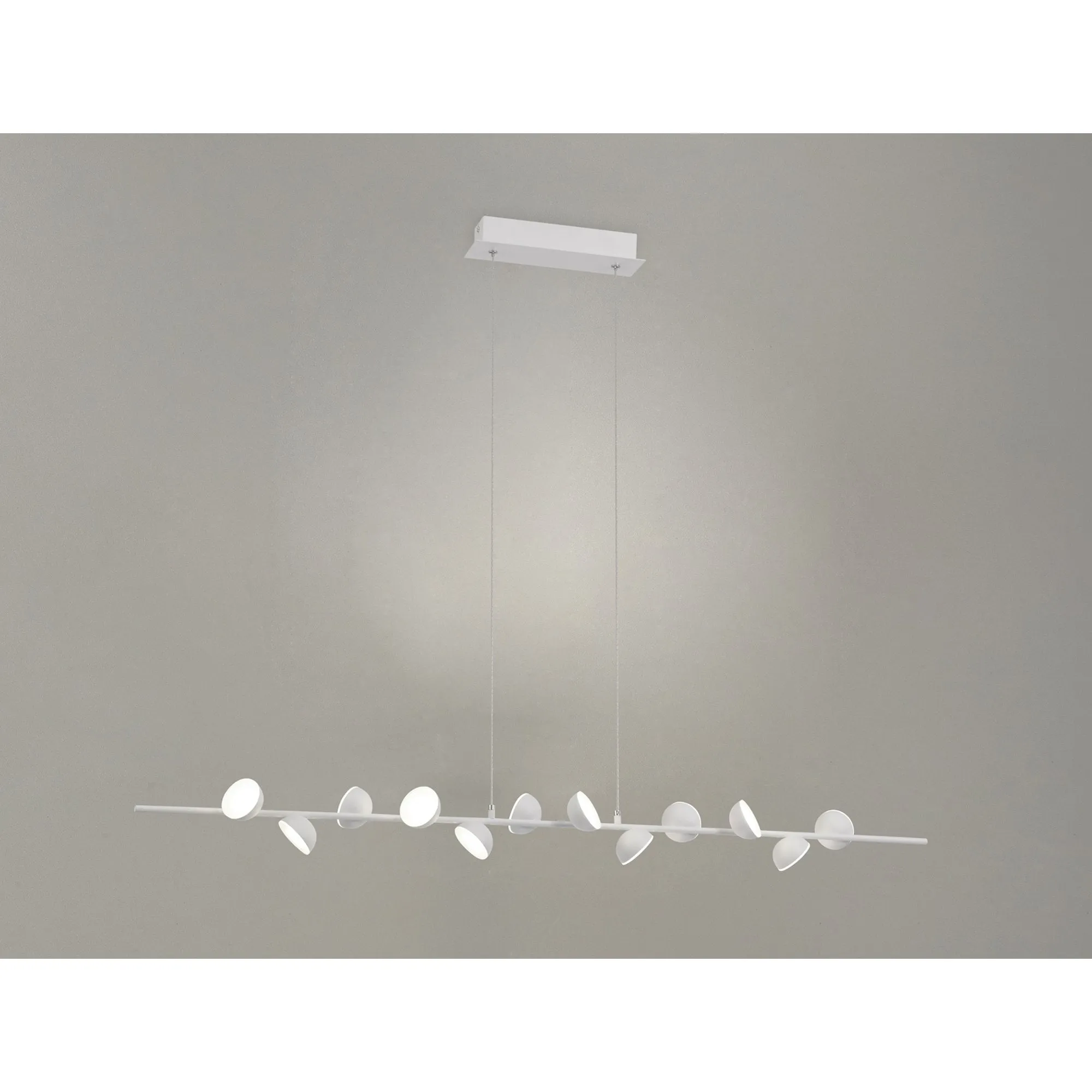 Mantra M6262 Adn 12 Light Linear Pendant 100cm White