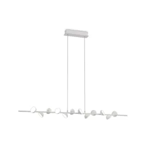 Mantra M6262 Adn 12 Light Linear Pendant 100cm White