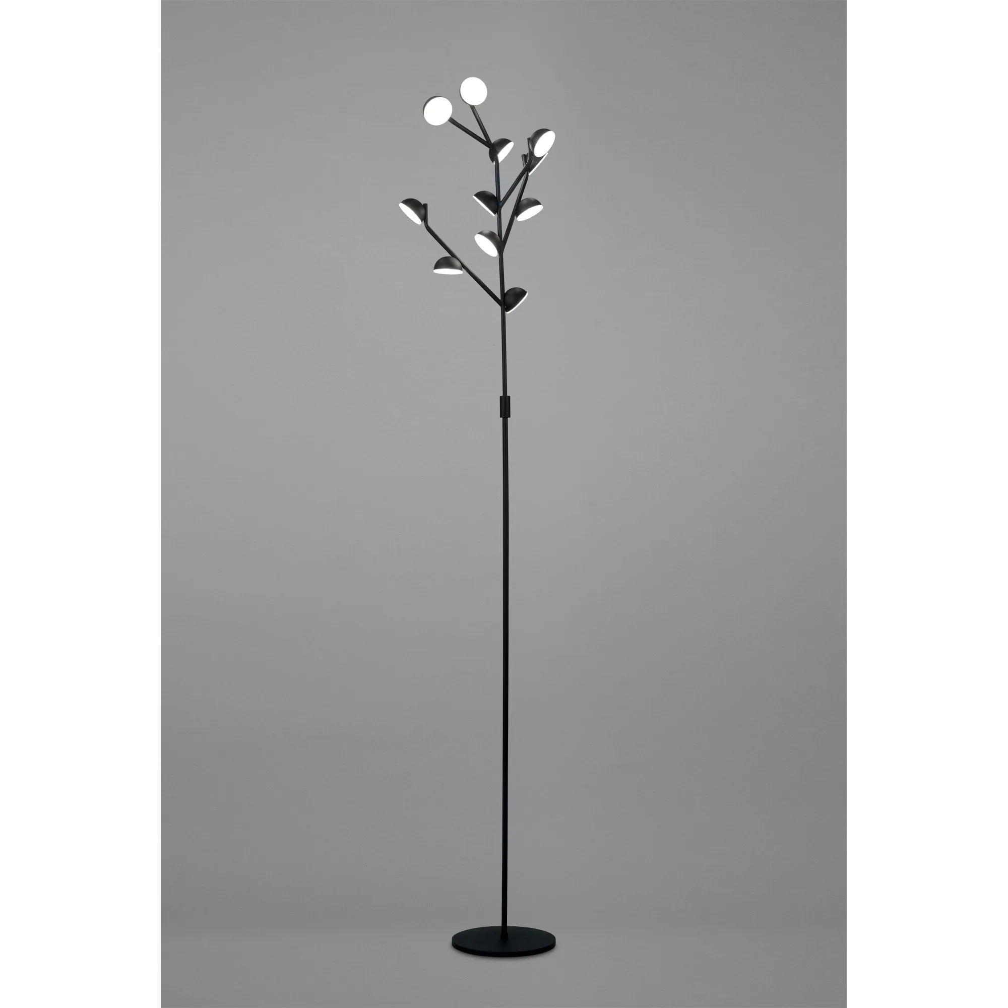 Mantra M6421 Adn 10 Light Floor Lamp 158cm 30W LED Black