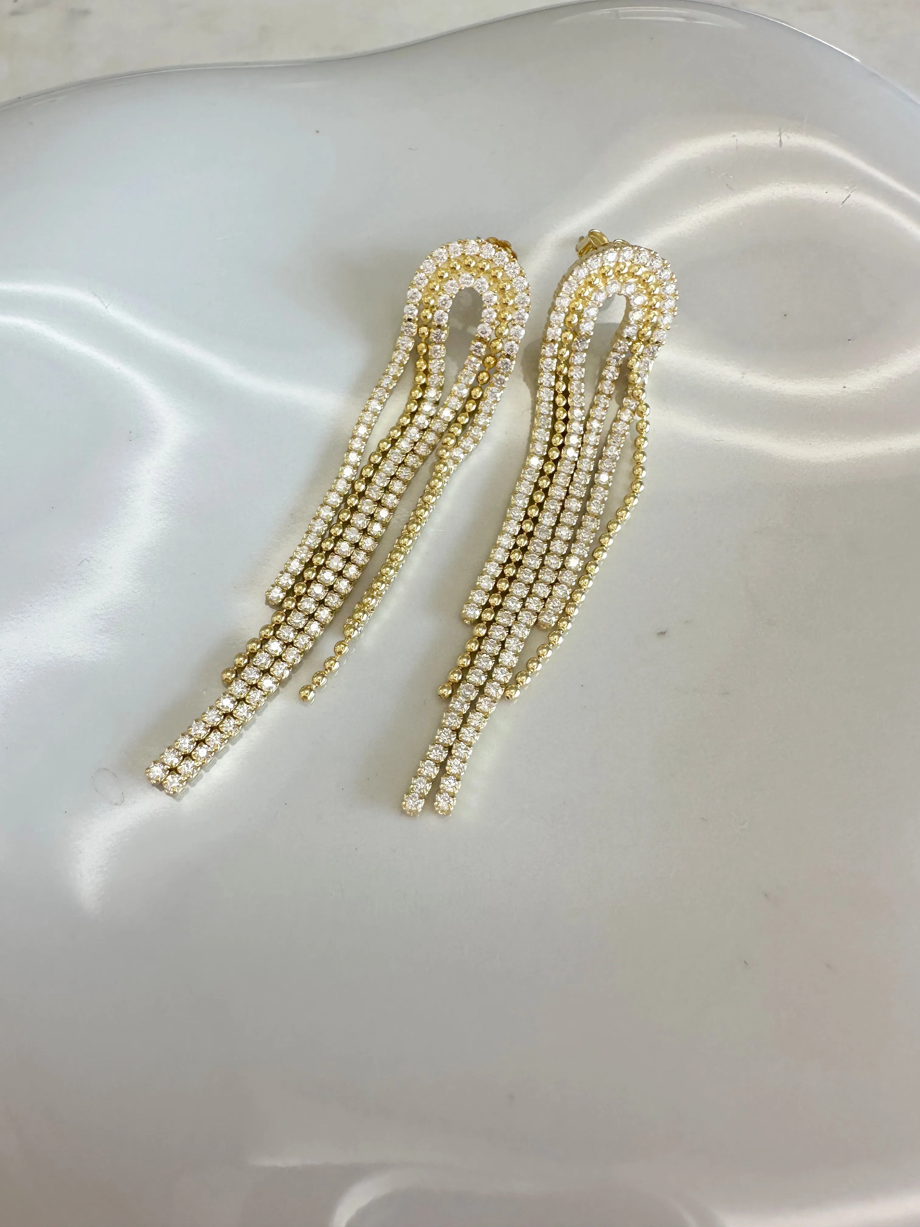 Modern Chandelier Earrings