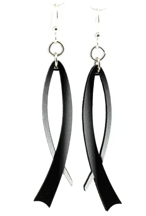 Modern Ribbon Earrings #1546