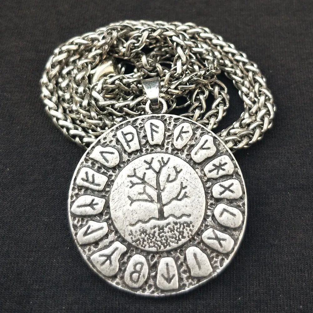 Norse Legacy Necklace - Viking Rune and World Tree Jewelry