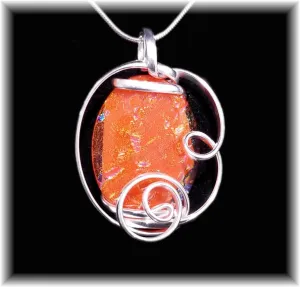 Orange Freeform Pendant