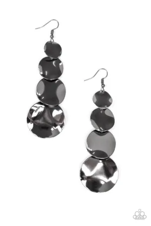 Paparazzi Earring ~ Modern Mecca - Black