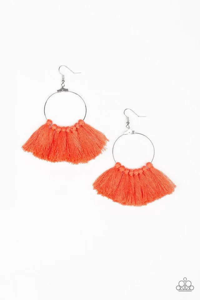 Paparazzi Earring ~ Peruvian Princess - Orange