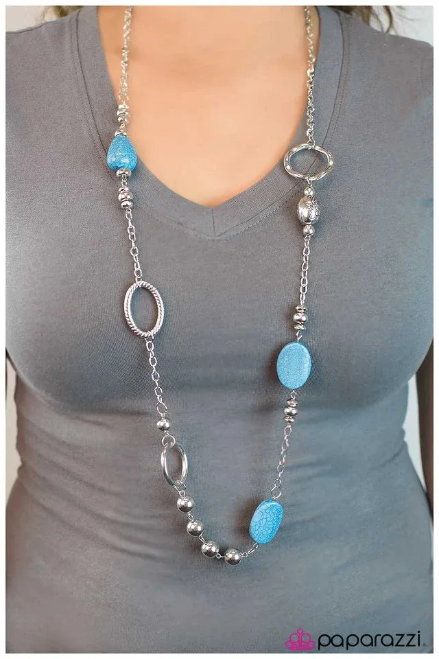 Paparazzi Necklace ~ Make the Most Of It - Blue